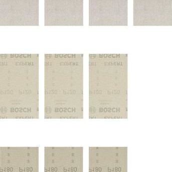 Bosch Expert M480 Φύλλο Λείανσης Έκκεντρου Τριβείου K80 / K120 / K180 133x133mm Σετ 10τμχ