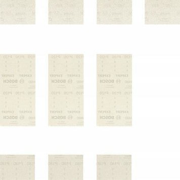 Bosch Expert M480 Φύλλο Λείανσης Έκκεντρου Τριβείου K180 με Τρύπες 186x186mm Σετ 10τμχ