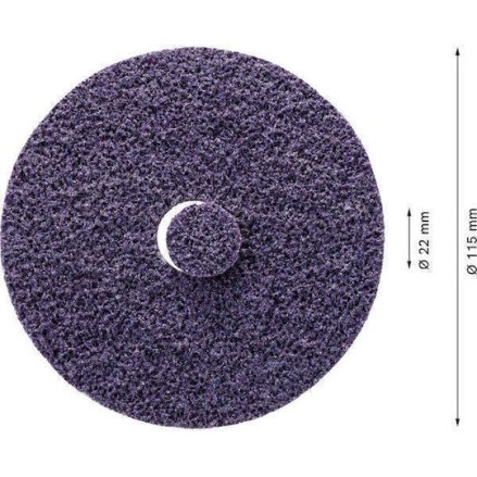 Bosch Δίσκος Λείανσης Μετάλλου και Ξύλου 115mm