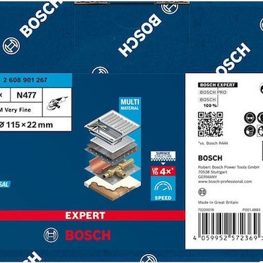 Bosch Tαινία Λείανσης Πολυεργαλείου 115x115mm