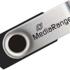 MediaRange 128GB USB 2.0 Stick Μαύρο