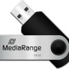 MediaRange 128GB USB 2.0 Stick Μαύρο
