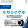 MediaRange 128GB USB 2.0 Stick Μαύρο