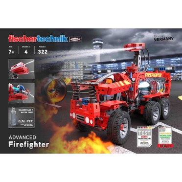 Fischer Technik Φορτηγό Πυροσβεστικό για 3+ Ετών