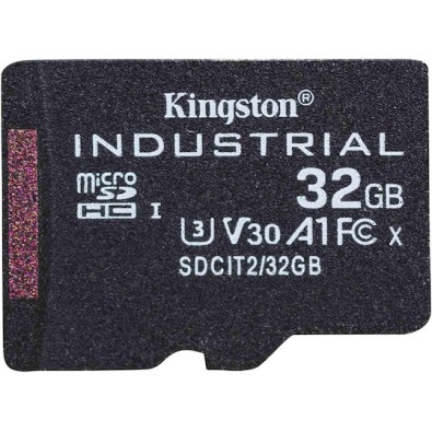 Kingston Industrial microSDHC 32GB Class 10 U3 V30 A1 UHS-I
