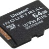 Kingston Industrial microSDXC 64GB Class 10 U3 V30 A1 UHS-I