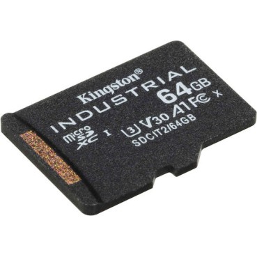 Kingston Industrial microSDXC 64GB Class 10 U3 V30 A1 UHS-I