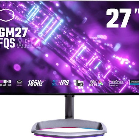 CoolerMaster GM27-FQS ARGB VA Gaming Monitor 27