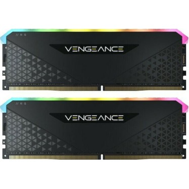 Corsair Vengeance RGB RS DDR4 32GB RAM με 2x16GB Modules και Ταχύτητα 3600 για Desktop