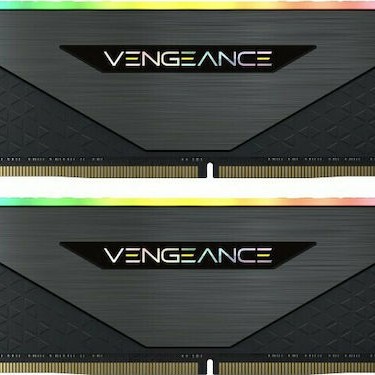 Corsair Vengeance RGB RT DDR4 16GB RAM με 2x8GB Modules και Ταχύτητα 3200 για Desktop