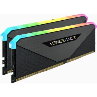 Corsair Vengeance RGB RT DDR4 16GB RAM με 2x8GB Modules και Ταχύτητα 3200 για Desktop