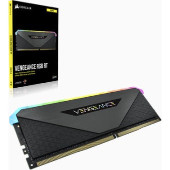 Corsair Vengeance RGB RT DDR4 32GB RAM με 2x16GB Modules και Ταχύτητα 3200 για Desktop