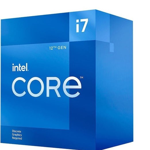 Intel Core i7-12700F 2.1GHz Επεξεργαστής 12 Πυρήνων για Socket 1700 σε Κουτί με Ψύκτρα