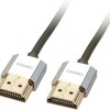 Lindy HDMI 2.0 Cable HDMI male - HDMI male 0.5m Μαύρο