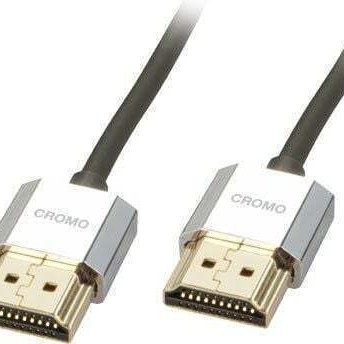 Lindy HDMI 2.0 Cable HDMI male - HDMI male 0.5m Μαύρο