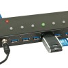 Lindy USB 3.0 Hub 7 Θυρών με σύνδεση USB-A και Εξωτερική Παροχή Ρεύματος