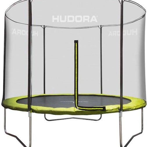 Hudora Fabulous Τραμπολίνο Παιδικό Διαμέτρου 300εκ. με Προστατευτικό Δίχτυ & Σκάλα