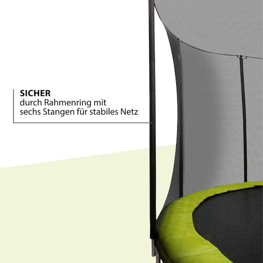 Hudora Fabulous Τραμπολίνο Παιδικό Διαμέτρου 300εκ. με Προστατευτικό Δίχτυ & Σκάλα