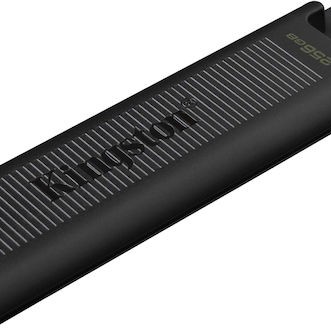 Kingston DataTraveler 256GB USB 3.2 Stick με σύνδεση USB-C Μαύρο