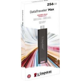 Kingston DataTraveler 256GB USB 3.2 Stick με σύνδεση USB-C Μαύρο