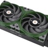 Thermaltake Toughfan 12 Racing Green High Static Pressure Case Fan 120mm με Σύνδεση 4-Pin PWM Πράσινο