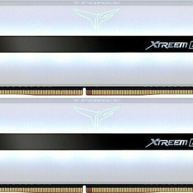 TeamGroup T-Force Xtreem ARGB White DDR4 16GB RAM με 2x8GB Modules και Ταχύτητα 3600 για Desktop