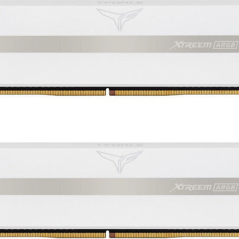 TeamGroup T-Force Xtreem ARGB White DDR4 16GB RAM με 2x8GB Modules και Ταχύτητα 3600 για Desktop