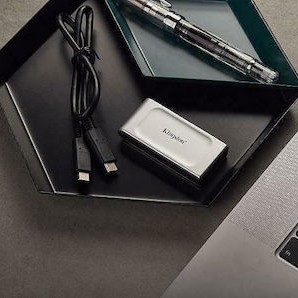 Kingston XS2000 USB-C Εξωτερικός SSD 500GB Ασημί