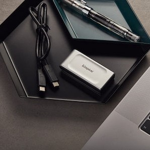 Kingston XS2000 USB-C Εξωτερικός SSD 2TB Ασημί