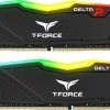 TeamGroup T-Force Delta RGB DDR4 16GB RAM με 2x8GB Modules και Ταχύτητα 3600 για Desktop