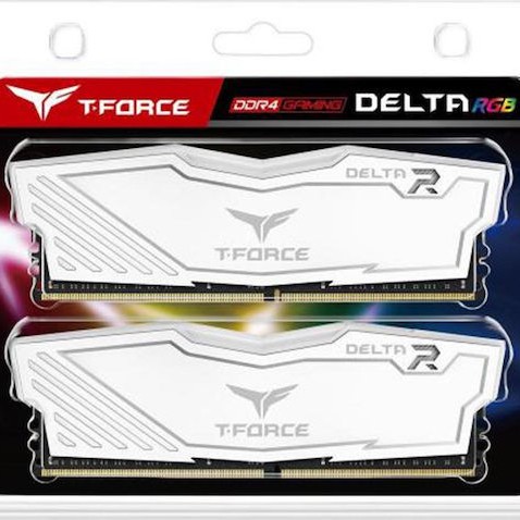 TeamGroup Delta RGB DDR4 16GB RAM με 2x8GB Modules και Ταχύτητα 3200 για Desktop