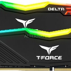 TeamGroup T-Force Delta RGB DDR4 16GB RAM με 2x8GB Modules και Ταχύτητα 3200 για Desktop