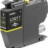 Brother LC421 Γνήσιο Μελάνι Εκτυπωτή InkJet Κίτρινο (LC-421Y)