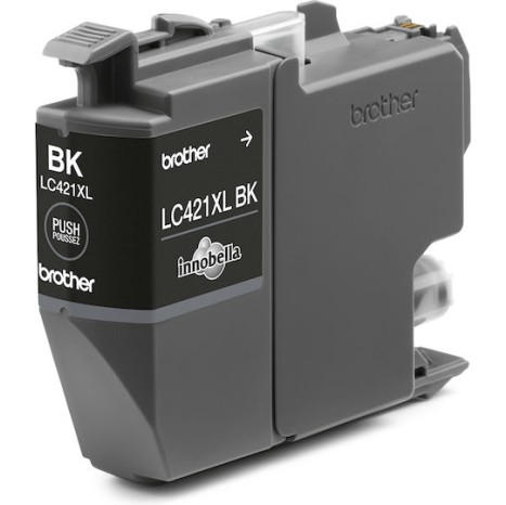 Brother LC421XL Γνήσιο Μελάνι Εκτυπωτή InkJet Μαύρο (LC-421XLBK)