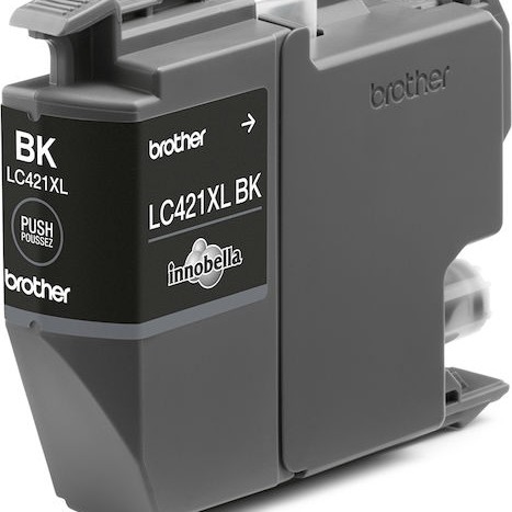 Brother LC421XL Γνήσιο Μελάνι Εκτυπωτή InkJet Μαύρο (LC-421XLBK)