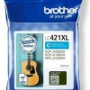Brother LC421XL Γνήσιο Μελάνι Εκτυπωτή InkJet Κυανό (LC-421XLC)