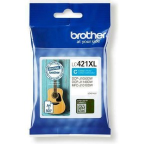 Brother LC421XL Γνήσιο Μελάνι Εκτυπωτή InkJet Κυανό (LC-421XLC)
