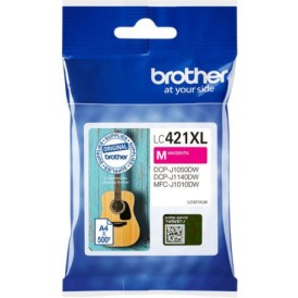 Brother LC421XL Γνήσιο Μελάνι Εκτυπωτή InkJet Ματζέντα (LC-421XLM)