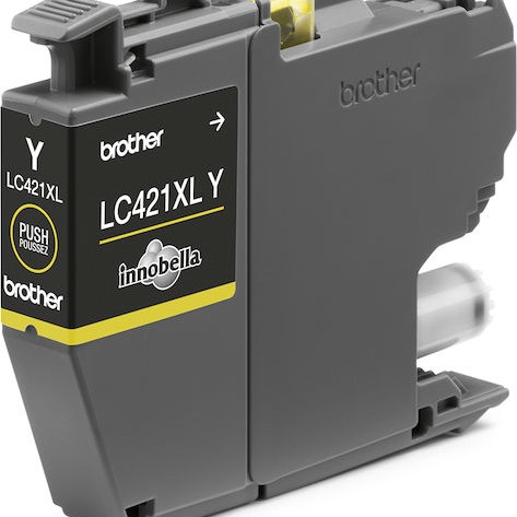 Brother LC421XL Γνήσιο Μελάνι Εκτυπωτή InkJet Κίτρινο (LC-421XLY)