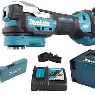 Makita Παλινδρομικό Πολυεργαλείο 18V 1x5Ah με Ρύθμιση Ταχύτητας