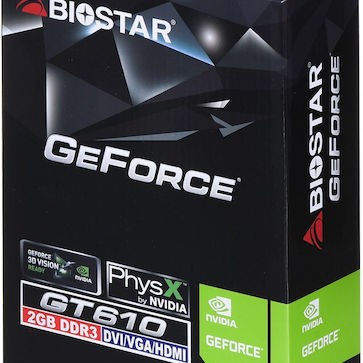 Biostar GeForce GT 610 2GB GDDR3 Κάρτα Γραφικών