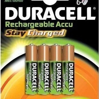Duracell StayCharged Επαναφορτιζόμενες Μπαταρίες AAA Ni-MH 800mAh 1.2V 4τμχ