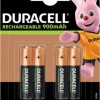 Duracell StayCharged Επαναφορτιζόμενες Μπαταρίες AAA Ni-MH 800mAh 1.2V 4τμχ