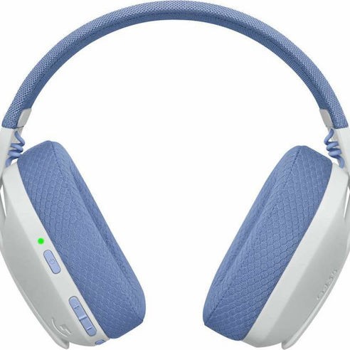 Logitech G435 Lightspeed Ασύρματο Over Ear Gaming Headset με σύνδεση Bluetooth / USB Λευκό