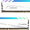 Mushkin Redline Lumina White DDR4 32GB RAM με 2x16GB Modules και Ταχύτητα 3600 για Desktop