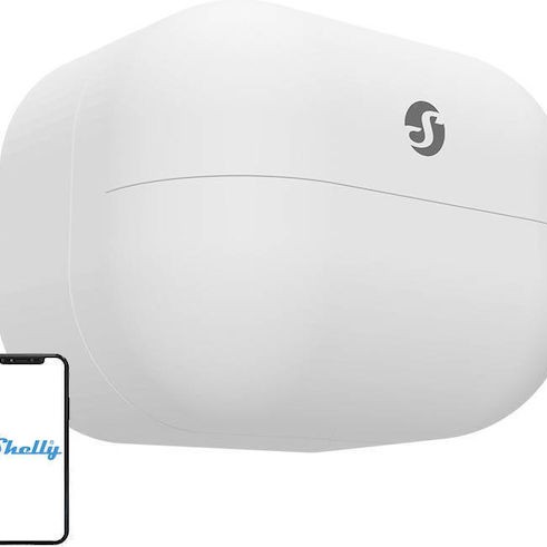 Shelly BLU Motion Αισθητήρας Κίνησης PET Μπαταρίας με Εμβέλεια 10m σε Λευκό Χρώμα