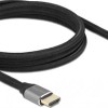 DeLock Braided Cable HDMI male - HDMI male 2m Μαύρο