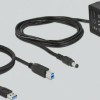 DeLock USB 3.0 Hub 7 Θυρών με σύνδεση USB-A & Θύρα Φόρτισης και Εξωτερική Παροχή Ρεύματος