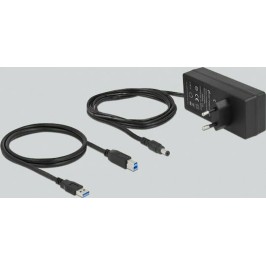 DeLock USB 3.0 Hub 7 Θυρών με σύνδεση USB-A & Θύρα Φόρτισης και Εξωτερική Παροχή Ρεύματος