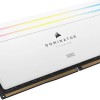 Corsair Dominator Titanium RGB XMP White DDR5 32GB RAM με 2x16GB Modules και Ταχύτητα 7200 για Desktop